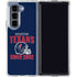 NFL Houston Texans Helmet Galaxy Z Fold5 5G Clear Case