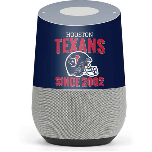 NFL Houston Texans Helmet Google Home Skin