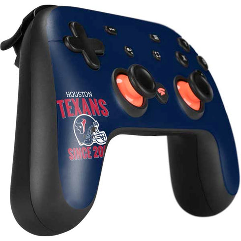 NFL Houston Texans Helmet Google Stadia Controller Skin