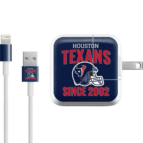 NFL Houston Texans Helmet iPad Charger (10W USB) Skin