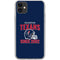 NFL Houston Texans Helmet iPhone 11 Clear Case