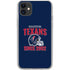 NFL Houston Texans Helmet iPhone 11 Clear Case