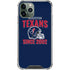 NFL Houston Texans Helmet iPhone 11 Pro Max Clear Case