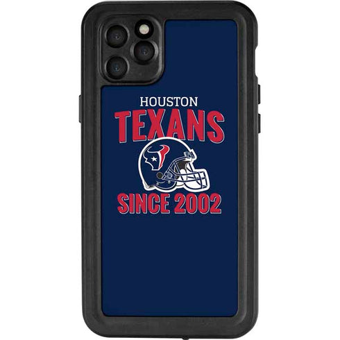 NFL Houston Texans Helmet iPhone 11 Pro Max Waterproof Case