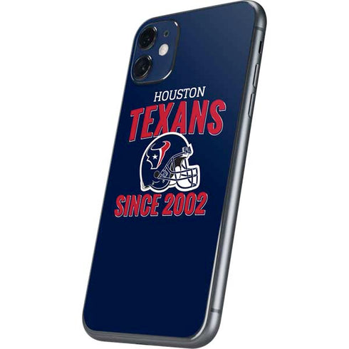 NFL Houston Texans Helmet iPhone 11 Skin