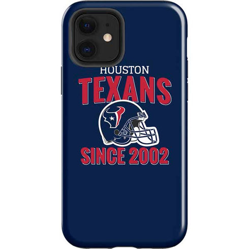 NFL Houston Texans Helmet iPhone 12 Impact Case