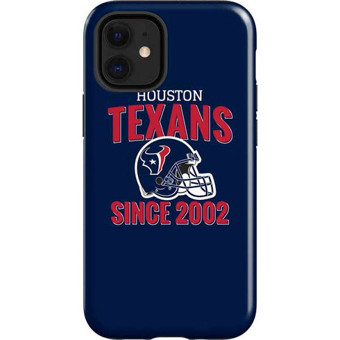 NFL Houston Texans Helmet iPhone 12 Mini Impact Case