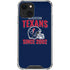 NFL Houston Texans Helmet iPhone 13 Mini Clear Case