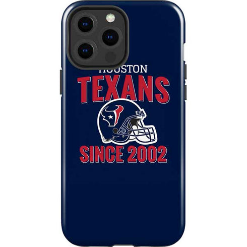 NFL Houston Texans Helmet iPhone 13 Pro Max Impact Case