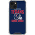 NFL Houston Texans Helmet iPhone 14 Clear Case