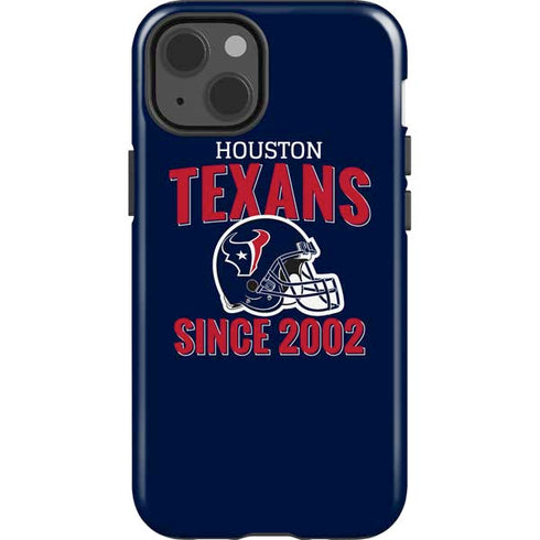 NFL Houston Texans Helmet iPhone 15 Impact Case