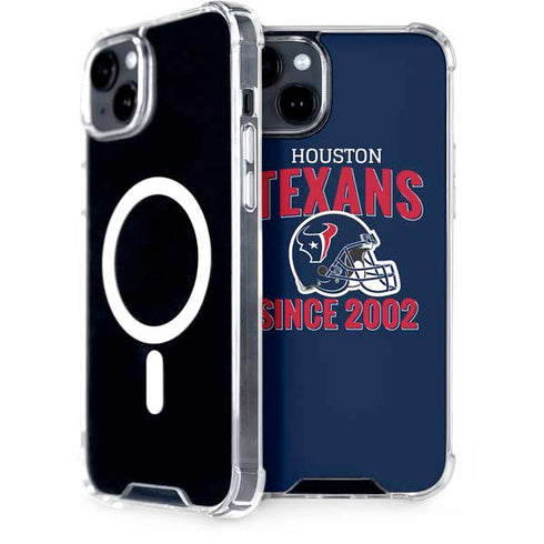 NFL Houston Texans Helmet iPhone 15 Plus MagSafe Case