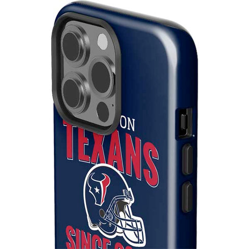 NFL Houston Texans Helmet iPhone 15 Pro Impact Case