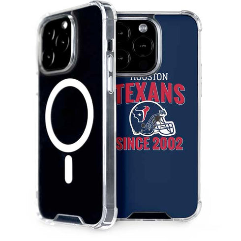 NFL Houston Texans Helmet iPhone 14 Pro MagSafe Case