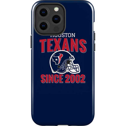 NFL Houston Texans Helmet iPhone 14 Pro Max Impact Case