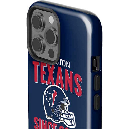 NFL Houston Texans Helmet iPhone 15 Pro Max Impact Case
