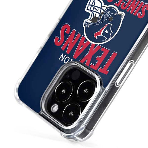 NFL Houston Texans Helmet iPhone 14 Pro Max MagSafe Case