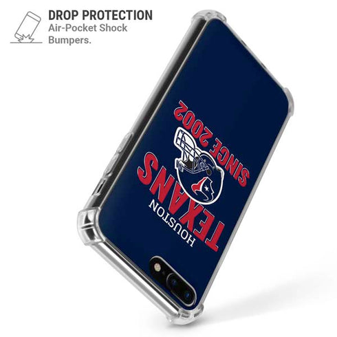 NFL Houston Texans Helmet iPhone 7/8 Plus Clear Case