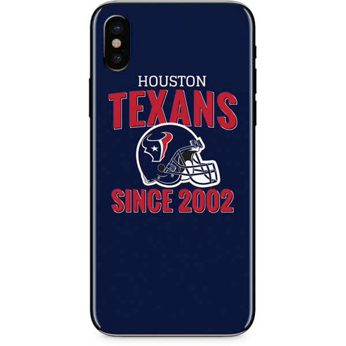 NFL Houston Texans Helmet iPhone XS Max Skin
