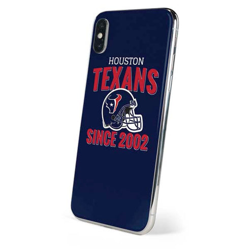 NFL Houston Texans Helmet iPhone XS Skin