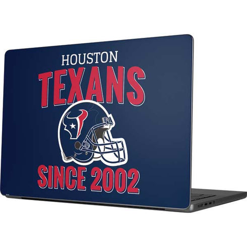 NFL Houston Texans Helmet MacBook Pro 14in (2021-24) Skin