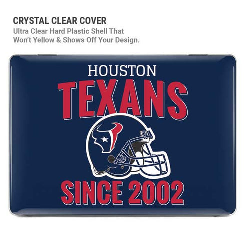 NFL Houston Texans Helmet MacBook Pro 15in (2016-19) Case plus Skin