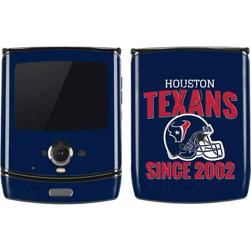 NFL Houston Texans Helmet Motorola RAZR Skin
