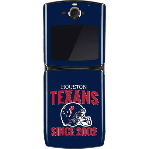 NFL Houston Texans Helmet Motorola RAZR Skin