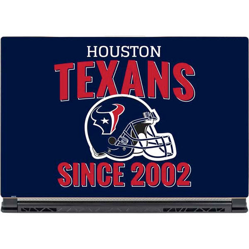 NFL Houston Texans Helmet MSI GS65 Stealth Laptop Skin