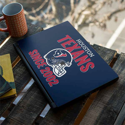 NFL Houston Texans Helmet MSI GS65 Stealth Laptop Skin