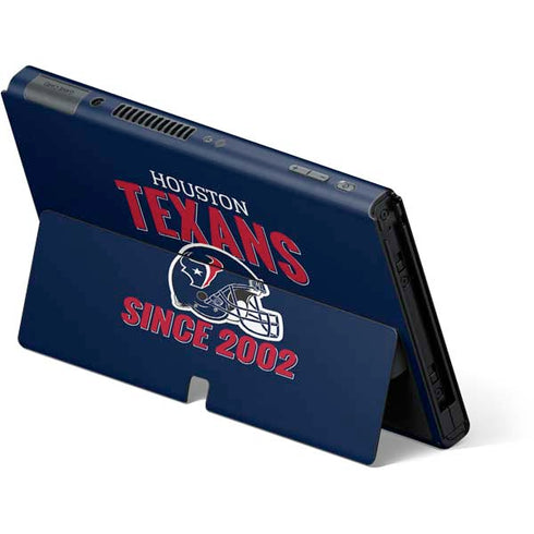 NFL Houston Texans Helmet Nintendo Switch OLED (2021) Skin
