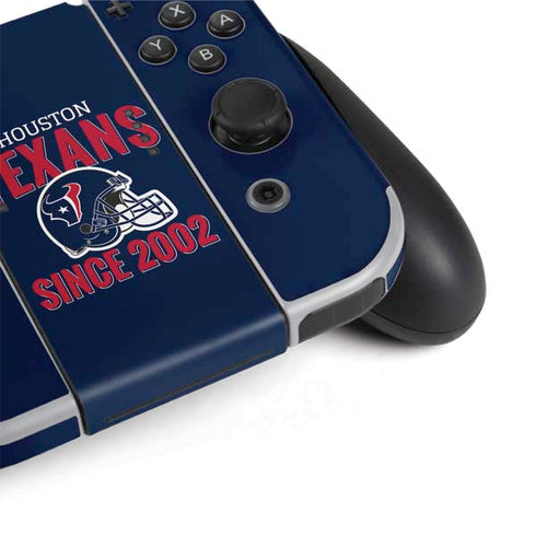 NFL Houston Texans Helmet Nintendo Switch OLED (2021) Skin