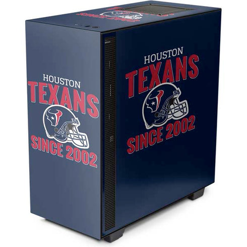 NFL Houston Texans Helmet NZXT H510 Compact ATX Mid-Tower Case Skin