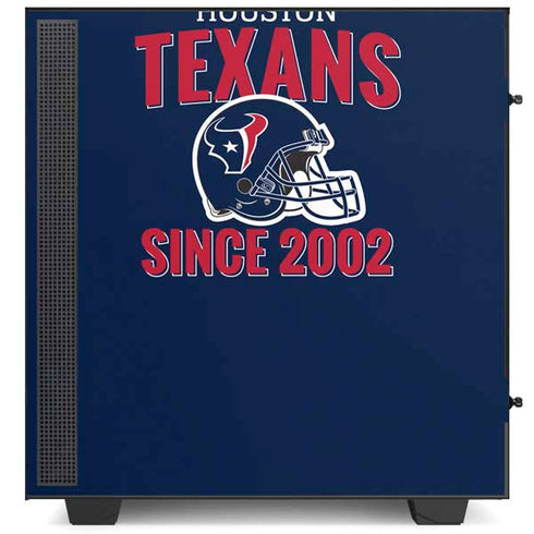 NFL Houston Texans Helmet NZXT H510 Compact ATX Mid-Tower Case Skin