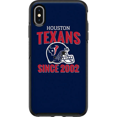 NFL Houston Texans Helmet Otterbox Symmetry iPhone Skin