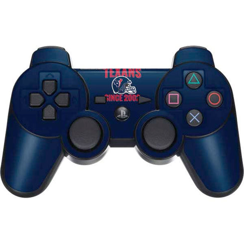 NFL Houston Texans Helmet PS3 Dual Shock wireless controller Skin