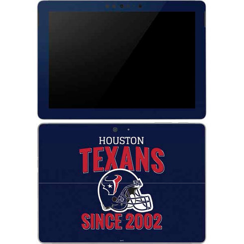 NFL Houston Texans Helmet Surface Go Skin