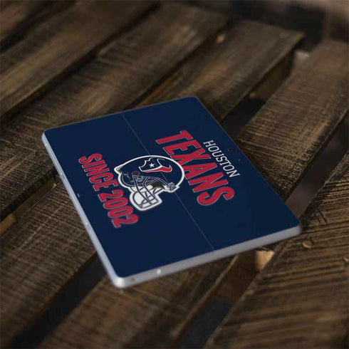 NFL Houston Texans Helmet Surface Go Skin