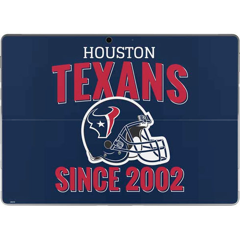 NFL Houston Texans Helmet Surface Pro 9 Skin