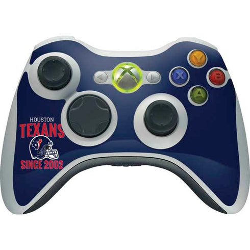 NFL Houston Texans Helmet Xbox 360 Wireless Controller Skin