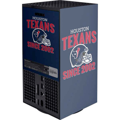 NFL Houston Texans Helmet Xbox Series X Console Skin