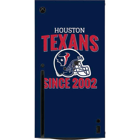 NFL Houston Texans Helmet Xbox Series X Console Skin