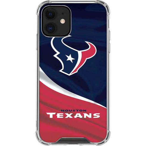 NFL Houston Texans iPhone 12 Mini Clear Case