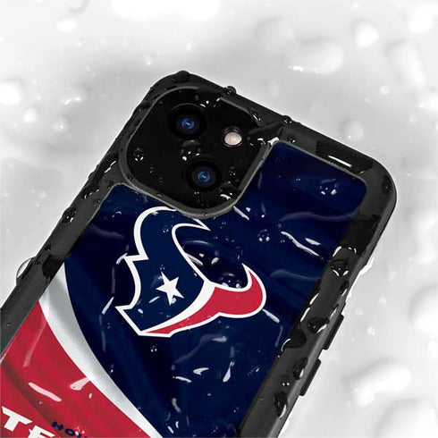NFL Houston Texans iPhone 13 Mini Waterproof Case