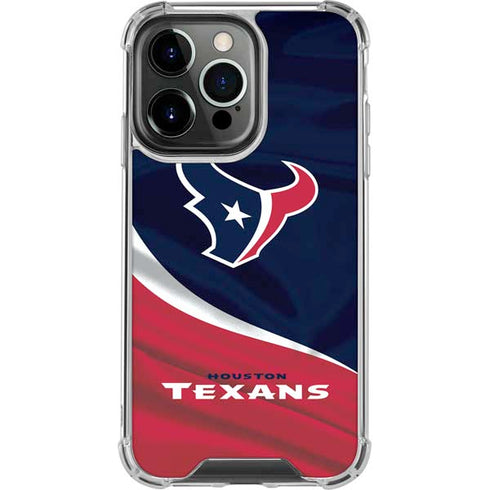 NFL Houston Texans iPhone 15 Pro Clear Case