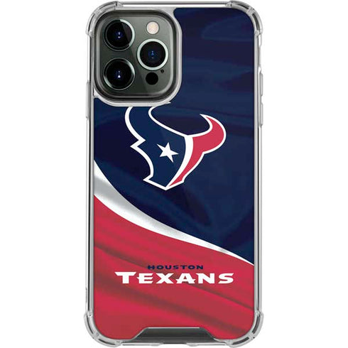 NFL Houston Texans iPhone 14 Pro Max Clear Case