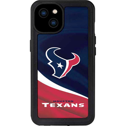 NFL Houston Texans iPhone 15 Plus Waterproof Case