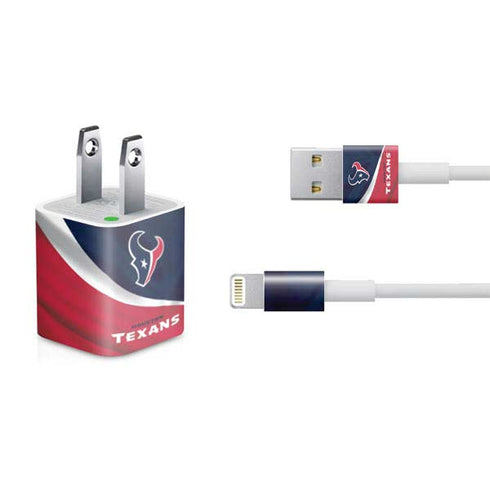 NFL Houston Texans iPhone Charger (5W USB) Skin