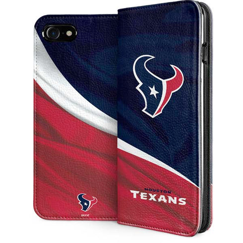 NFL Houston Texans iPhone SE (2nd & 3rd Gen) Folio Case