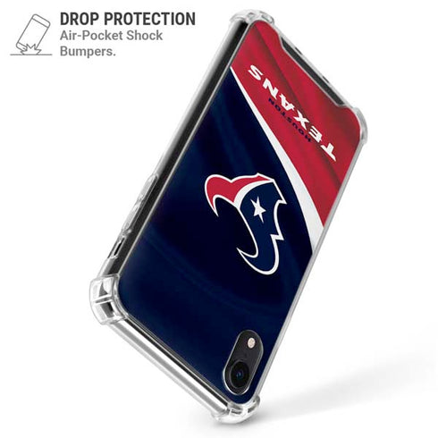 NFL Houston Texans iPhone XR Clear Case